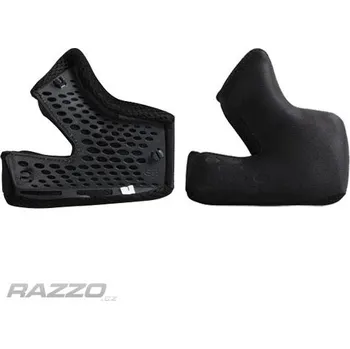 Helma na motorku Náhradní lícnice helmy FOX V3 Helmet Cheek Pad Black XS