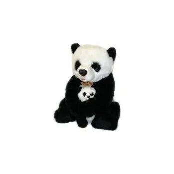 Rappa Plyšová panda s mládětem 27 cm