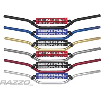 Řídítka Řídítka na čtyřkolku Renthal 810-01 ATV YFZ450 06 Stříbrná