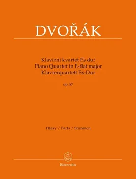 Dvořák Antonín | Klavírní kvartet Es dur op. 87 | Noty