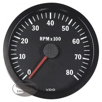 Auto-moto VDO série Cocpit Vision přídavný ukazatel otáček 52mm