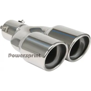 Koncovka výfuku Koncovka výfuku Powersprint kulatá 2x80mm - šroubovací