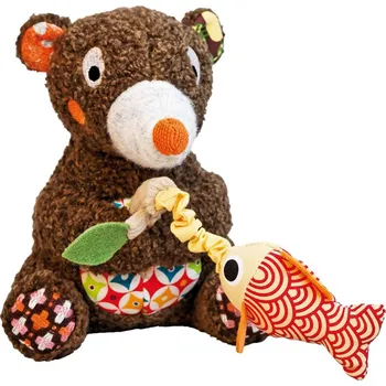 Hračka pro nejmenší Ebulobo Medvídek s aktivitami