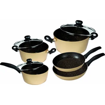 Sada nádobí STONELINE WX-9604 sada nádobí (s mramorovým povrchem 8 dílů )