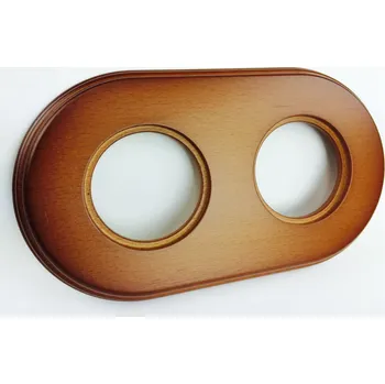 vypínač FONTINI by Font Barcelona Rámeček Garby Colonial dřevo/med Kolik prvk: 2-nás. rámeček 31 802 19 2