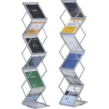 Skládací hliníkový stojan na prospekty (RR1)
