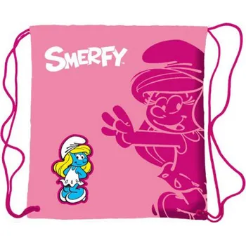 Školní sáček Starpark Sáček na přezůvky- Šmoulinka, 32x38cm