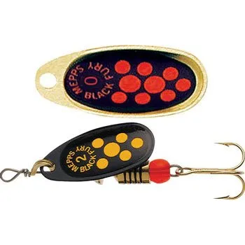 Umělá nástraha Třpytka MEPPS Black Fury 1 zlatá/oranžová (Comet BF1 zlatá/oran)