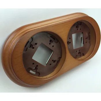 vypínač FONTINI by Font Barcelona Rámeček vystouplý GARBY/medové dřevo Kolik prvků rámečku: 2-nás. rámeček 30 802 19 2