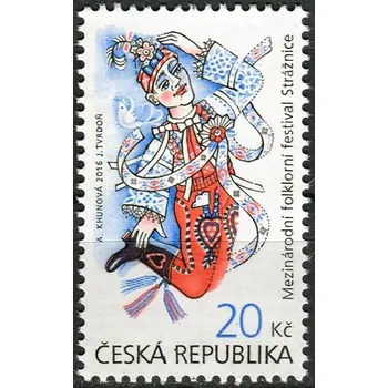 Poštovní známka Česká pošta (2016) č. 890 ** - Česká republika - Mezinárodní folklorní festival Strážnice