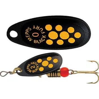 Umělá nástraha Třpytka MEPPS Black Fury 3 černá/žlutá (Comet BF3 černá/žlut)