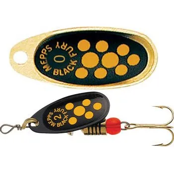 Umělá nástraha Třpytka MEPPS Black Fury 0 zlatá/žlutá (Comet BF0 zlatá/žlut)