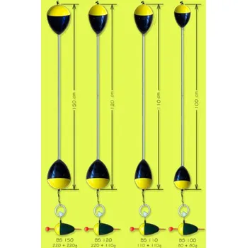 Signalizace záběru Bubeník Bójka na lov sumců BS 150cm (Bójka sumec BS 150)