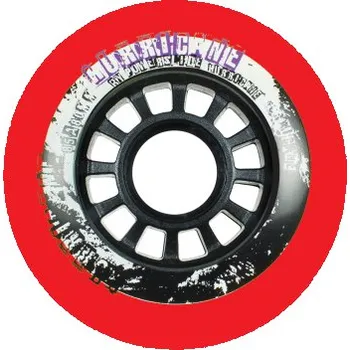 Kolečko k in-line bruslím kolečka Powerslide Hurricane Red - 76mm (4ks)