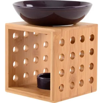 Aroma lampa Aromalampa dřevěná tmavě fialová ZEN (Aromalampa dřevěná tmavě fialová ZEN)