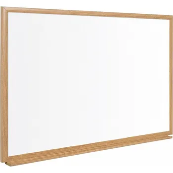 Kancelářský nábytek Nemagnetická tabule popisovací dřevěný rám 32 mm (120 x 90 cm)
