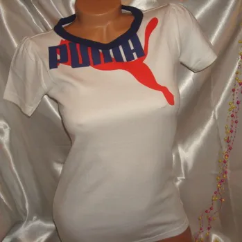 Dámské tričko Tričko Originál Puma vel. S/M bílé