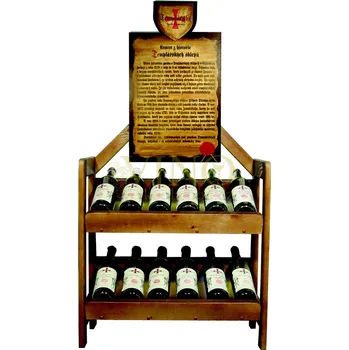 Stojan na víno Templářské sklepy Čejkovice Akce ihned Stojan na 12 lahví