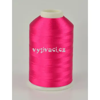 Nit vyšívací nitě růžová fuchsia ROYAL C436 návin 5000 metrů viskóza návin: 1 kón návin 5000m
