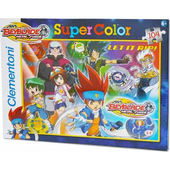 Puzzle Clementoni Supercolor Beyblade 104 dílků