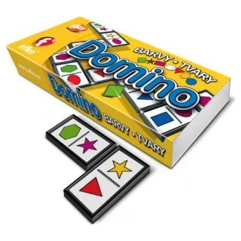 Desková hra Hra domino Barvy - tvary Efko