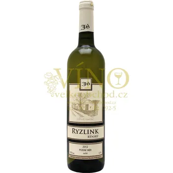 Vinařství Šlichta Ryzlink Rýnský pozdní sběr 2012 suché Šlichta vinařství 0.75 L