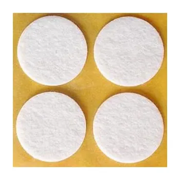 Podložka pod nábytek Samolepicí filcový kluzák kulatý 35mm bílý (filcová podložka)