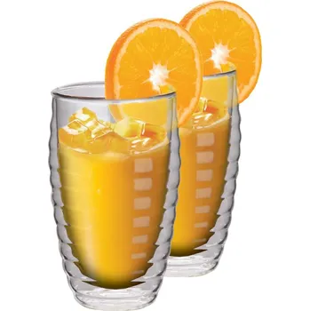 Sklenice Maxxo termo sklenička Juice 380ml (balení 2ks)