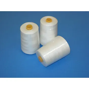 Nit vysivaci.cz nit spodní pro vyšívání SPOLY 100/2 návin 10 000 metrů barva bílá barva: spodní nit bílá, balení: 6 kónů (krabička)