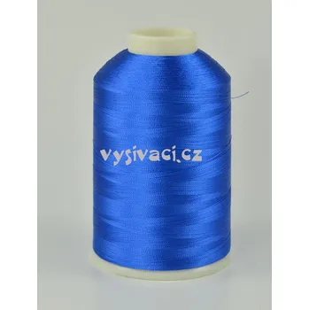 Nit vyšívací nitě modrá ROYAL C131 návin 5000 metrů viskózové návin: 1 kón návin 5000m