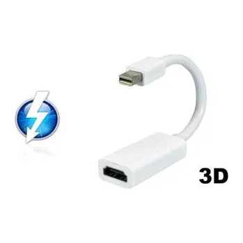 Redukce MacPower/ Dinic Mini Display Port na HDMI 3D adaptér pro Apple , podpora 3D zobrazení , HDMI v 1.4 , Thunderbolt compatible
