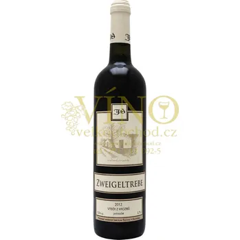 Vinařství Šlichta Zweigeltrebe výběr z hroznů 2012 polosuché Šlichta vinařství 0.75 L