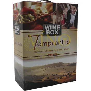 Víno Tempranillo Vino de la Tierra de Castilla BIB 3 l španělské červené víno suché bag in box