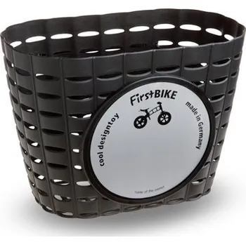 Odrážedlo First BIKE Košík na řídítka černý