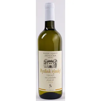 Víno Jedlička & Novák Rodinné vinařství Jedlička Bořetice Ryzlink rýnský 2014 pozdní sběr Terasy 0,75 L suché moravské bílé víno