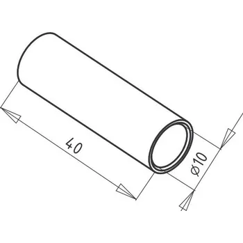 Zábradlí Propojka nerez prutů ø10 (12) mm Průměr prutů: 10 mm