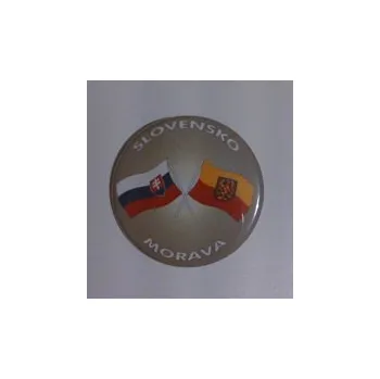 Placka SLOVENSKO - MORAVA (44 mm, špendlík)