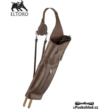 Příslušenství pro luk a kuši Zádový kožený toulec Big Pack Glattleder