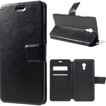 Pouzdro na mobilní telefon Pouzdro TVC WalletCase pro Meizu M3 Note/Meizu Note M3 Barva: Černá