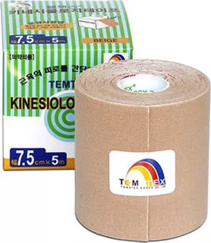Tejpovací páska Temtex Classic kinesio tape 7,5 cm x 5 m