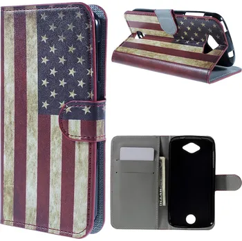 Pouzdro na mobilní telefon Koženkové pouzdro TVC USA pro Acer Liquid Z530