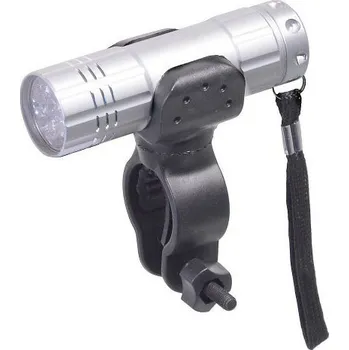 Cyklosvítilna Compass cyklosvětlo přední 9LED silver
