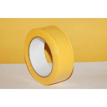 Lepicí páska Lepící páska PVC žlutá (zakrývací), 38mm x 33m