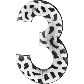 Domovní cedule Domovní číslo ACT "3" kované železo (POZOR! Doprodej - zboží na dotaz.)