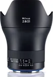 Zeiss Milvus 21 mm f/2.8 ZE pro Canon 