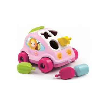 SMOBY Cotoons autíčko vkládačka, růžové