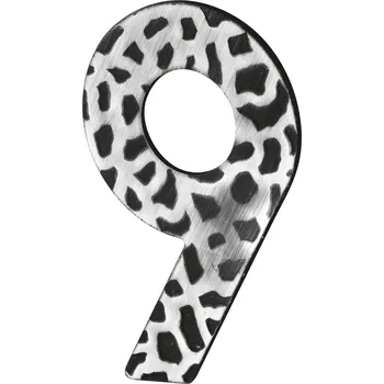 Domovní cedule Domovní číslo ACT "9" kované železo (POZOR! Doprodej - zboží na dotaz.)