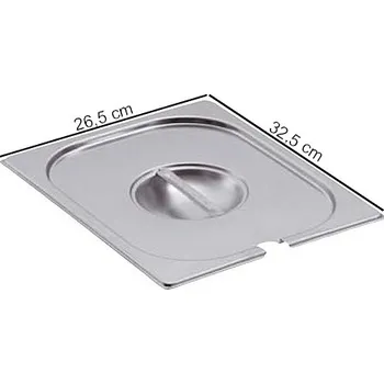 Víko s výřezem na naběračku GN 1/2, PROFI (Víko s výřezem na naběračku PROFI, GN 1/2)