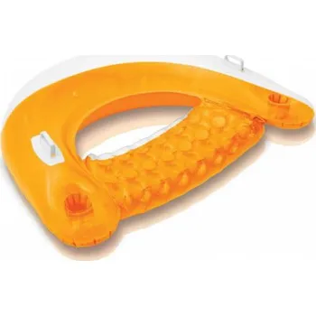 Intex Sedátko křeslo do vody 152 x 99 cm, oranžové Intex