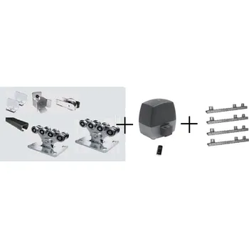 Hörmann Lineamatic P 4554309 kompletní sestava pro posuvnou bránu do 4,5m průjezdu s černým profilem STAGE SB, pohon